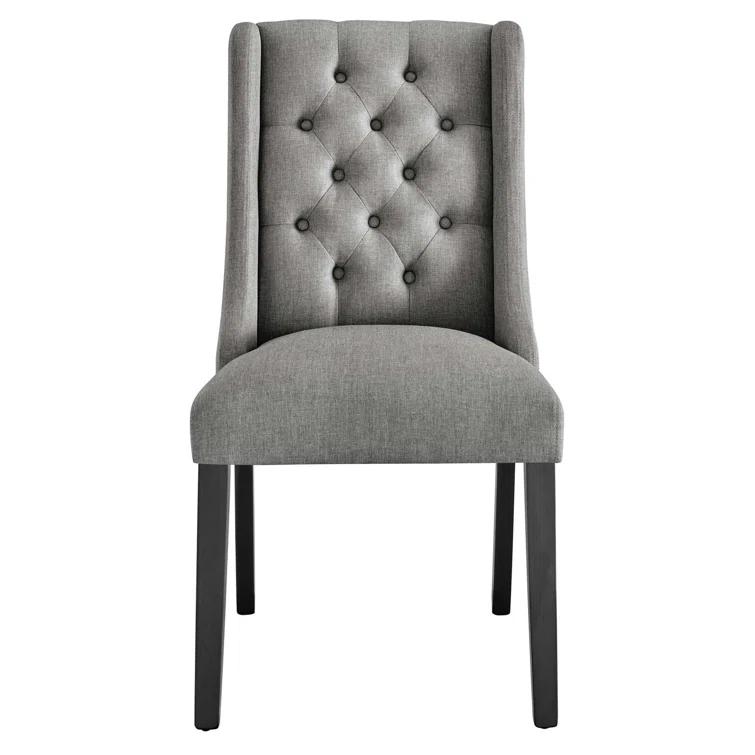 Modway Baronet Button Tufted Fabric Dining Chair