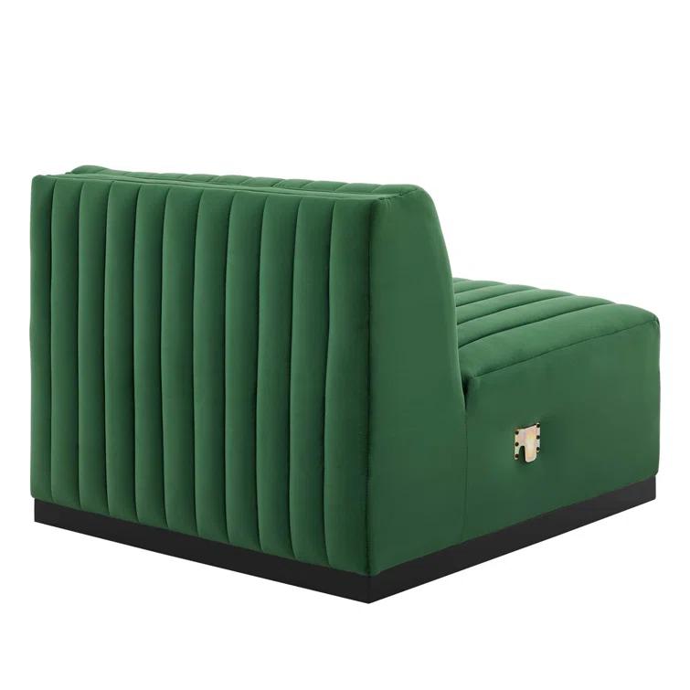 Modway Conjure Channel Tufted Performance Velvet 4-Piece Sectional by Modway