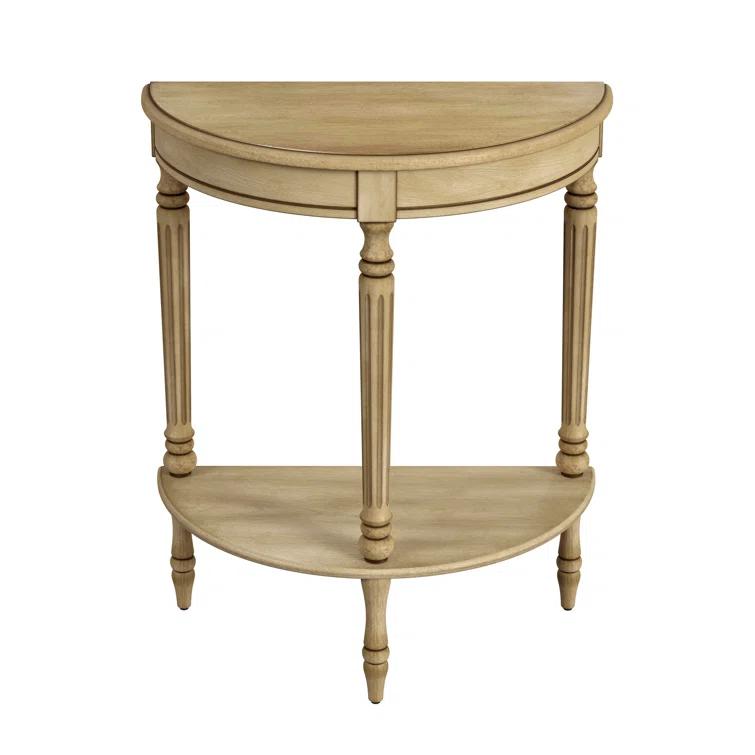 Butler Specialty Company Bellini  Demilune 24" Console Table - Antique Beige