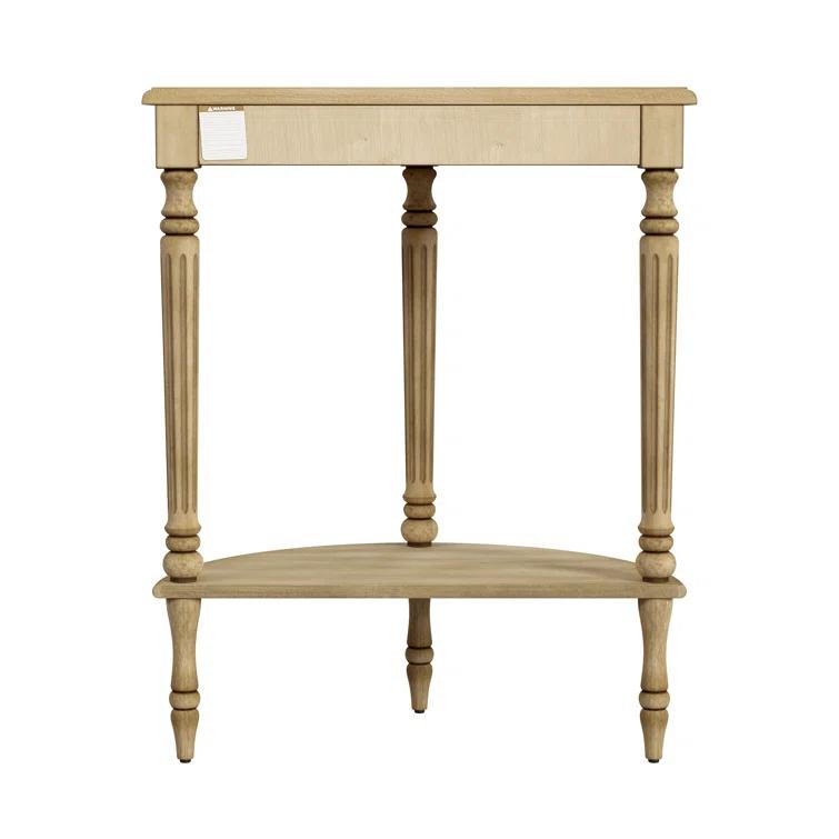 Butler Specialty Company Bellini  Demilune 24" Console Table - Antique Beige