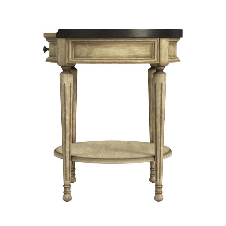 Butler Specialty Company Sampson Side Table With Storage - Antique Beige