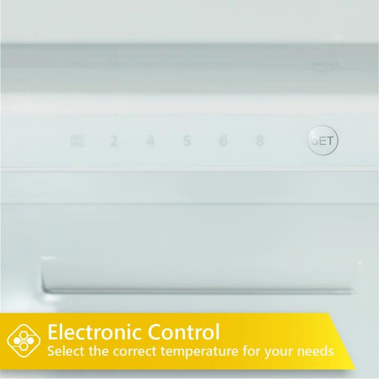 Equator Advanced Appliances Conserv 11cf Bottom Freezer Refrigerator 24in w/ WINE RACK Stainless 110V			 MDRF359WE