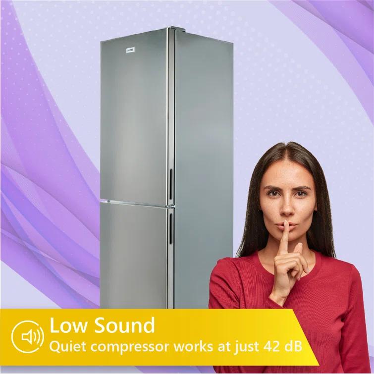 Equator Advanced Appliances Conserv 11cf Bottom Freezer Refrigerator 24in w/ WINE RACK Stainless 110V			 MDRF359WE
