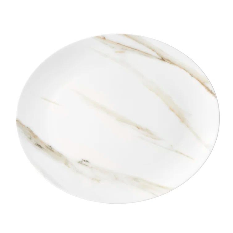 Vera Wang Venato Imperial Oval Platter 13.75"