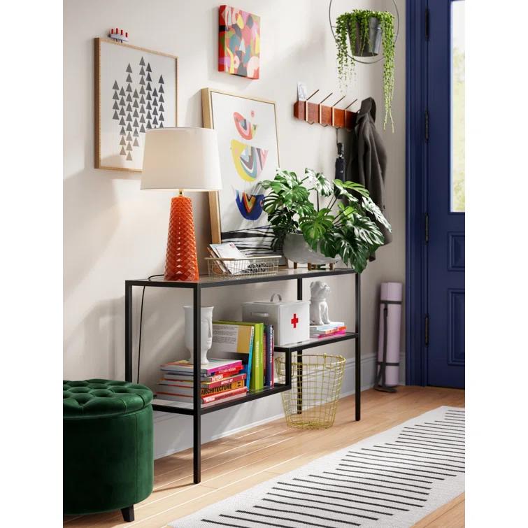 Lovett Glass Top Console Table