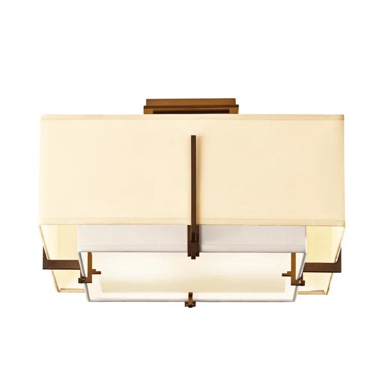 Exos Fabric Semi Flush Mount