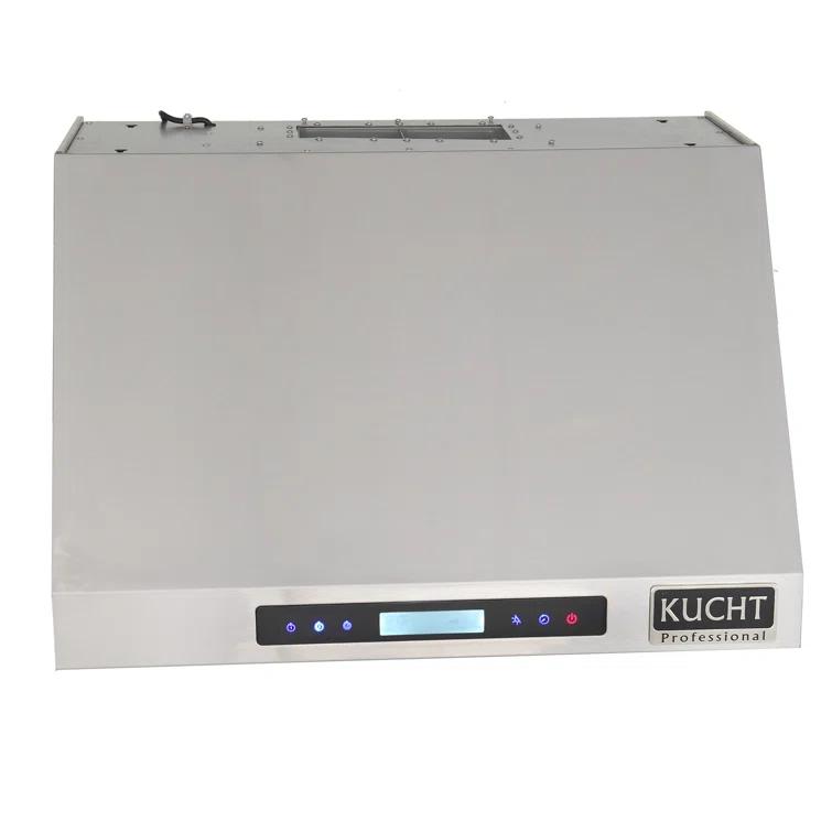 Kucht 36" Stainless Steel 900 CFM Ducted (Vented) Under Cabinet Range Hood with Baffle Filter