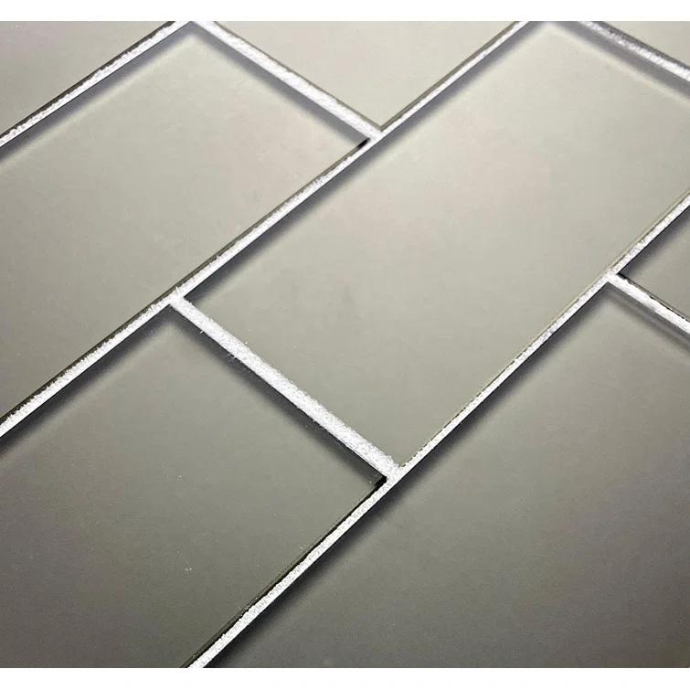 Abolos Forever Matte 3 in. x 6 in. Diamond Grade Glass Straight Edge Subway Decorative Kitchen & Bathroom Wall Tile