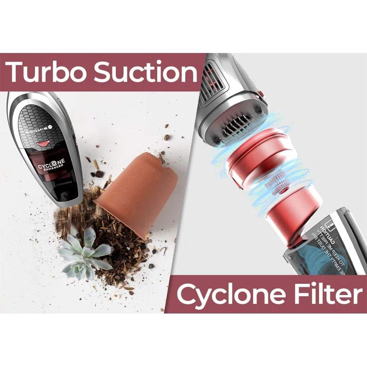 RoomieTEC Roomie Vincent 2-in-1 Cordless Slimvac Upright Vacuum Cleaner RMVC587