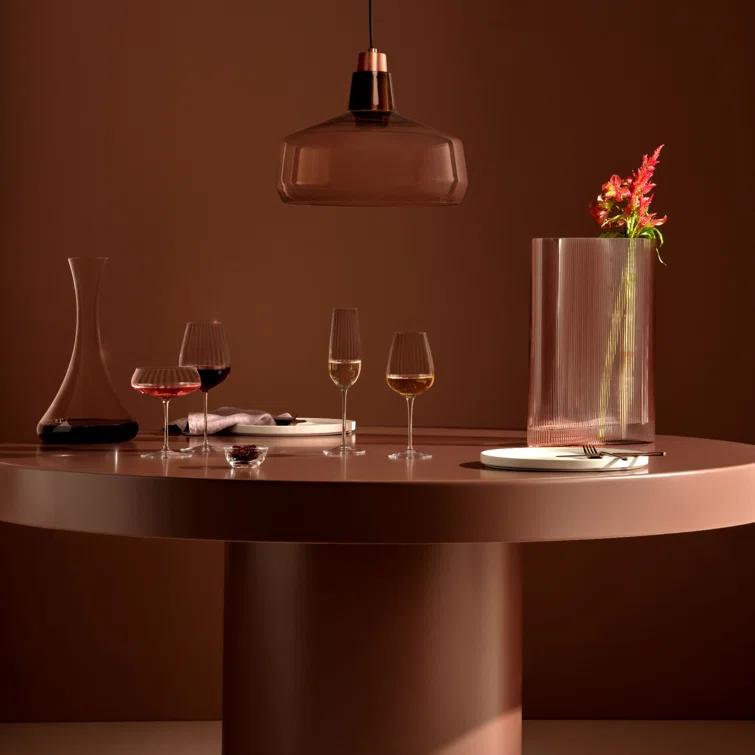 Mist Handmade Lead Free Crystal Table Vase