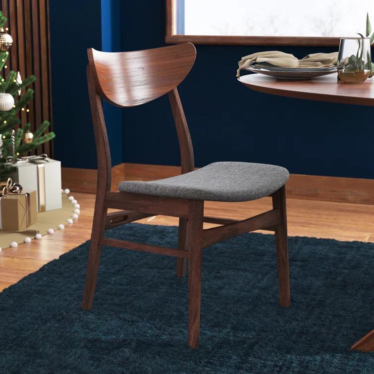 Hartford Dining Chair in Warm Gray/Walnut