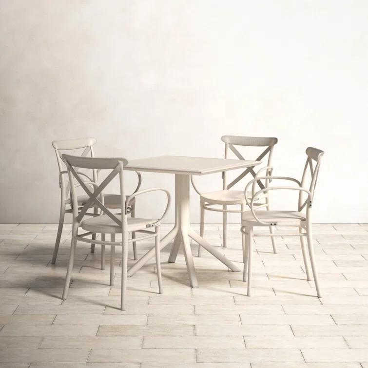 Cordelia Square 4 - Person Outdoor Dining Set