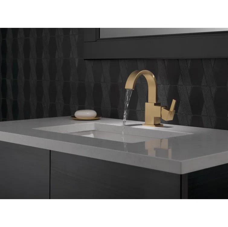 Vero Single Hole Bathroom Faucet with Drain Assembly, Single Handle Bathroom Sink Faucet