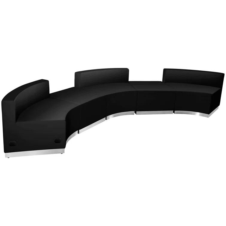 Hercules 5 PC LeatherSoft Modular Reception Configuration w/Taut Back &Seat
