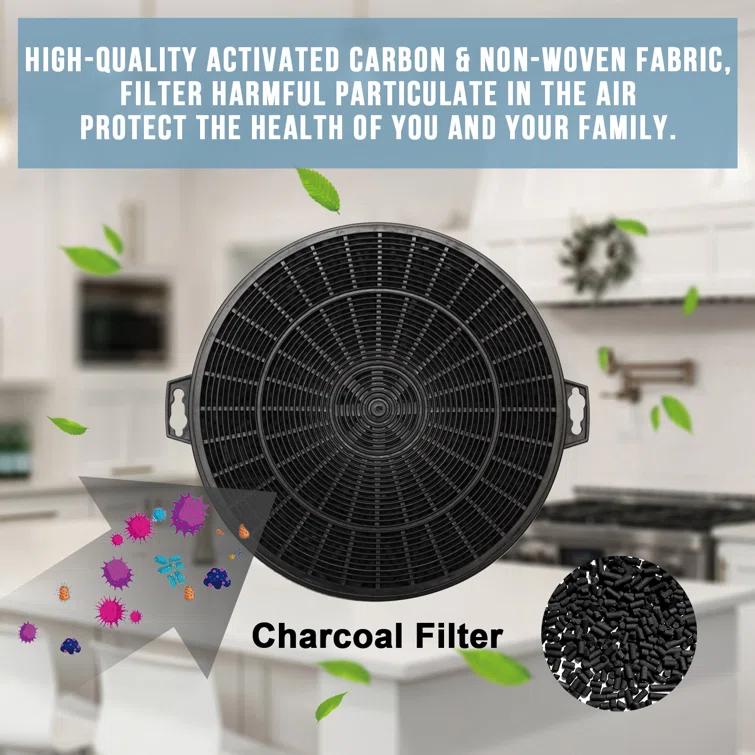 Range Hood Insert/Built-In 36 Inch, 6'''' Duct 3-Speeds 600 CFM Stainless Steel Vent Hood With LED Lights