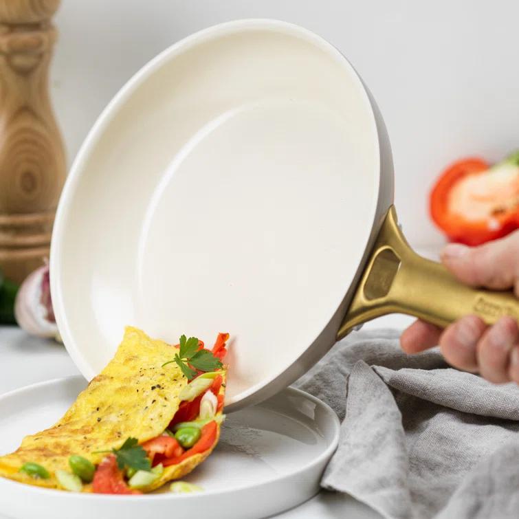 GreenPan Reserve Healthy Ceramic Nonstick, 8", 10" And 12" Frypan Set