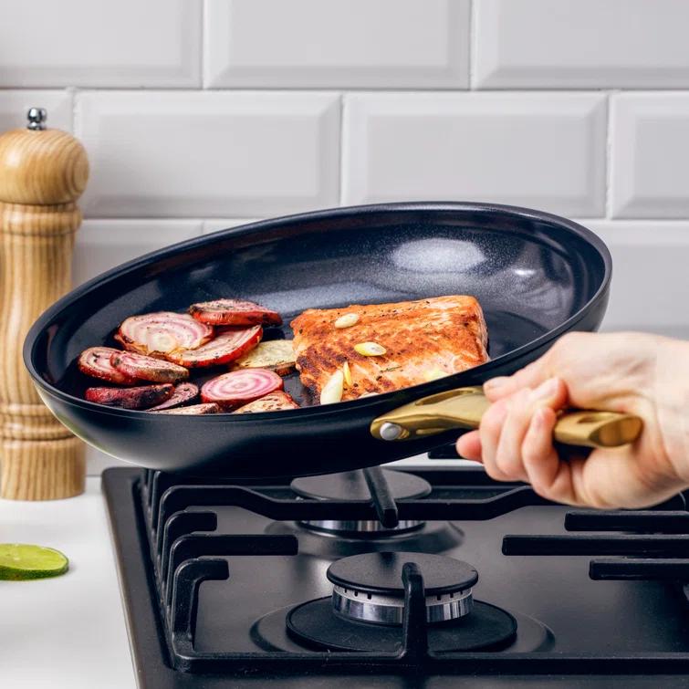 GreenPan Reserve Healthy Ceramic Nonstick, 8", 10" And 12" Frypan Set