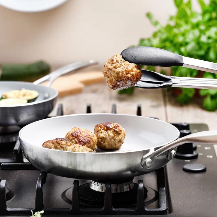 GreenPan GreenPan Valencia Pro Healthy Ceramic Nonstick 8" 9.5" and 11" Frying Pan Skillet Set