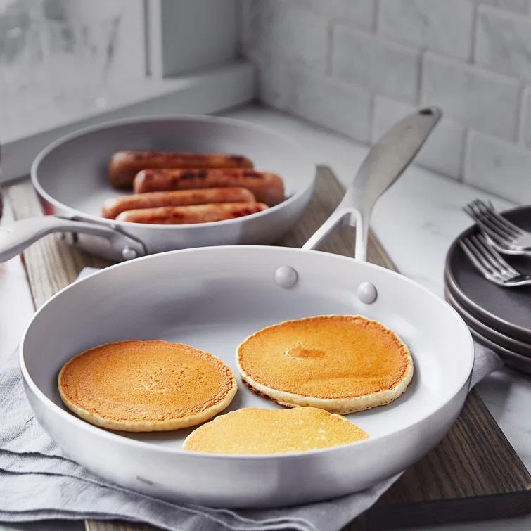 GreenPan GreenPan Valencia Pro Healthy Ceramic Nonstick 8" 9.5" and 11" Frying Pan Skillet Set