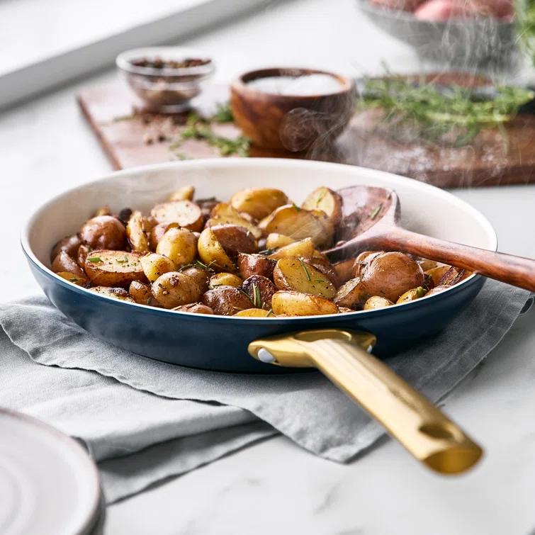 GreenPan Reserve Healthy Ceramic Nonstick, 8", 10" And 12" Frypan Set
