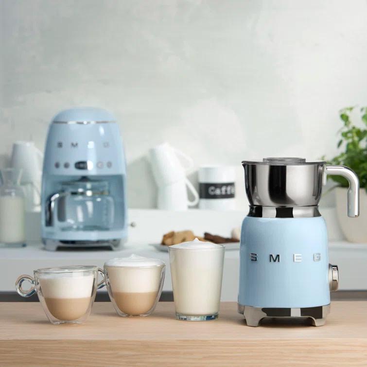 SMEG Pastel Blue Retro Milk Frother