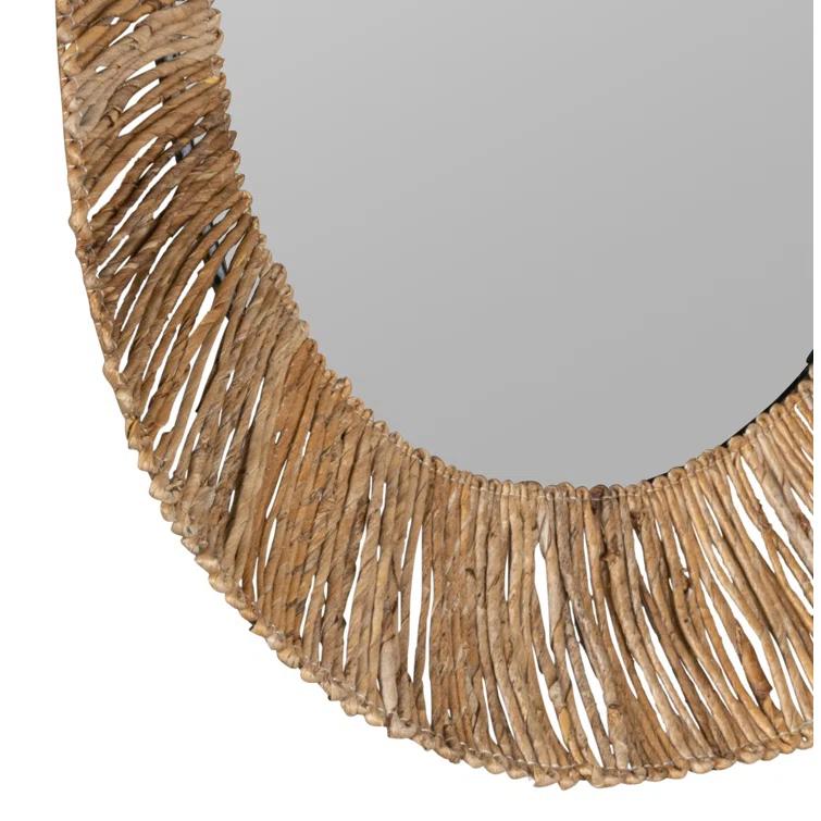 Itzayana Oval Mirror - Natural