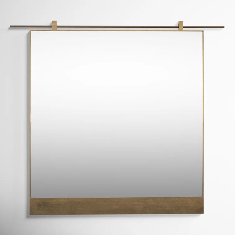 Hutton Metal Flat Wall Mirror