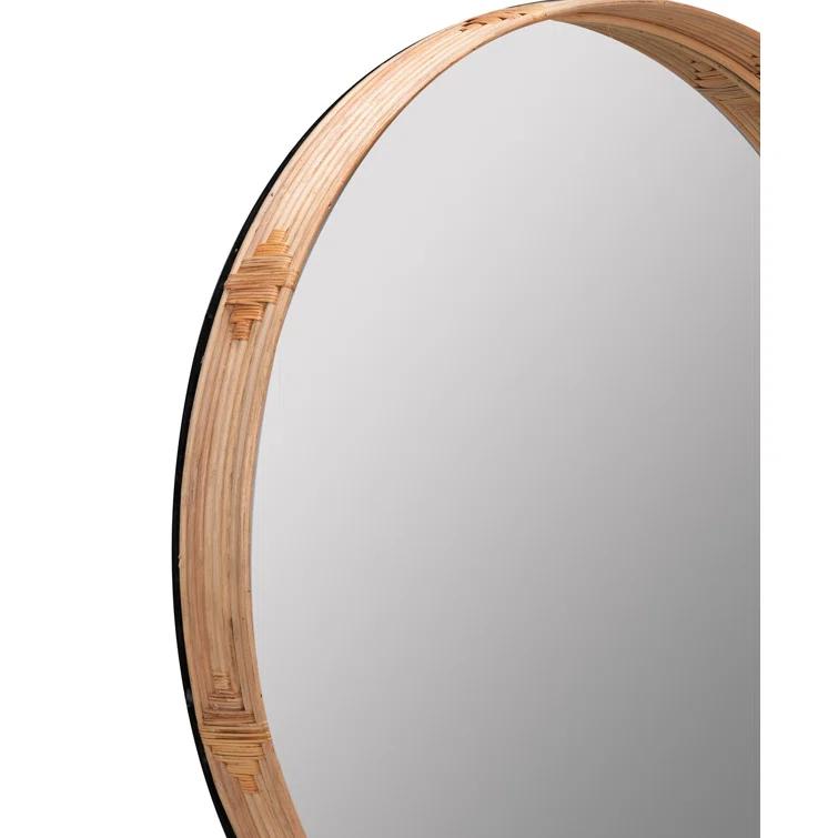 Adaline Round Mirror - Natural