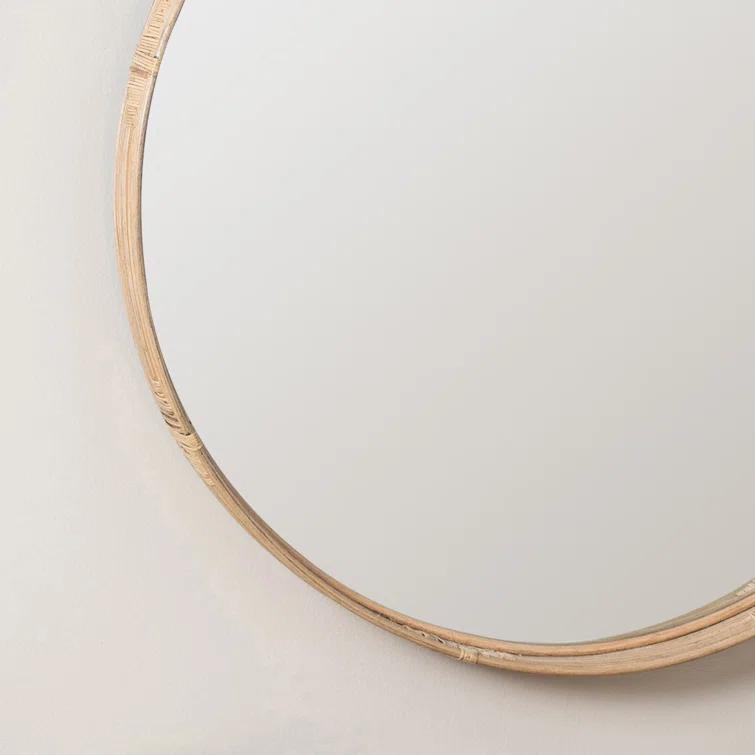 Adaline Round Mirror - Natural