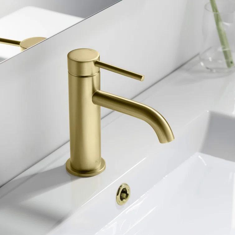 Circular Single-Hole Single-handle Bathroom Faucet