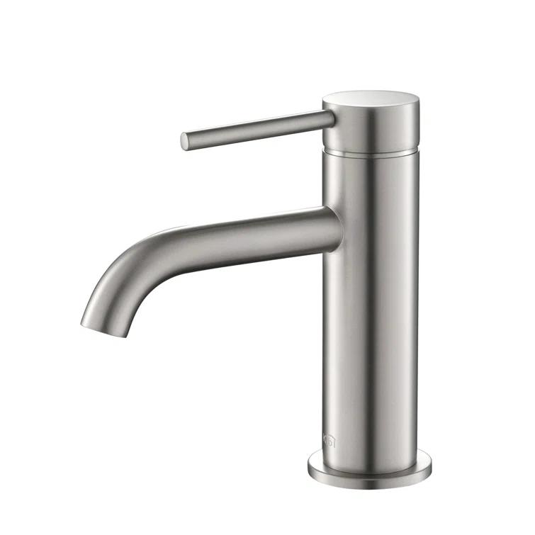 Circular Single-Hole Single-handle Bathroom Faucet
