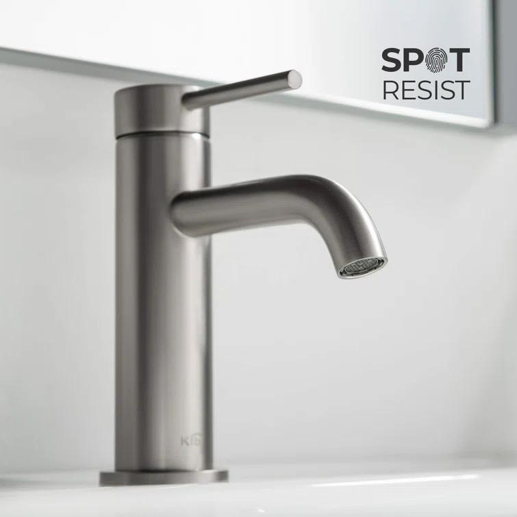 Circular Single-Hole Single-handle Bathroom Faucet