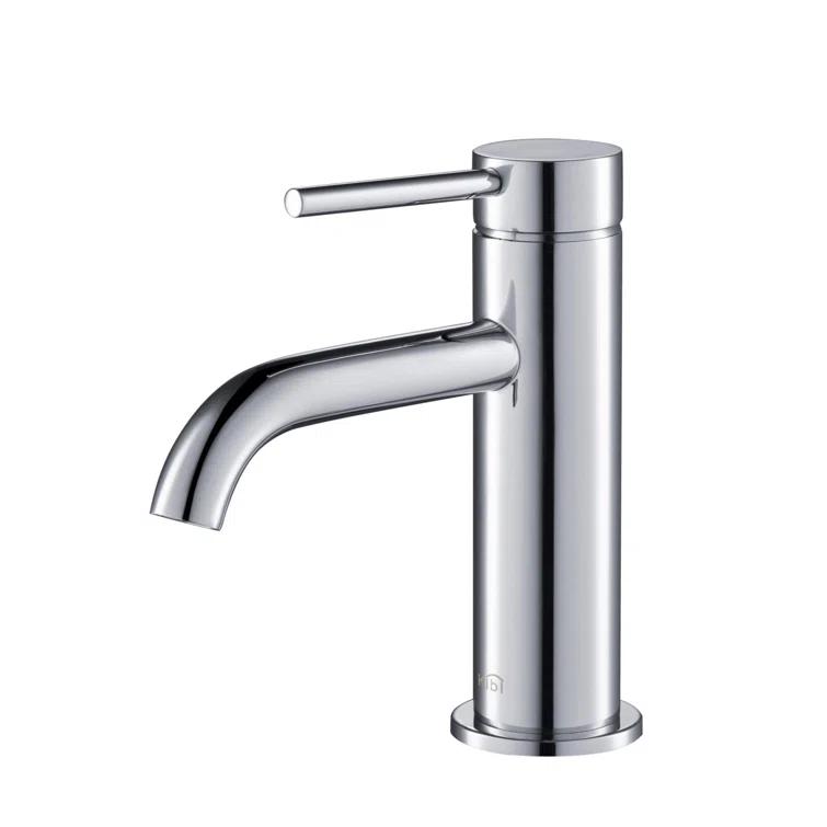 Circular Single-Hole Single-handle Bathroom Faucet