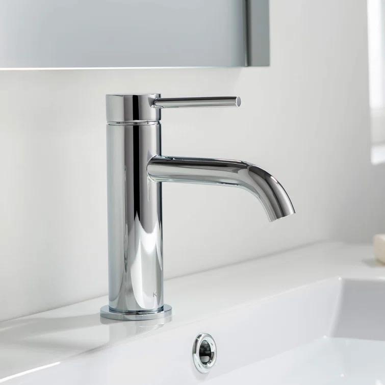Circular Single-Hole Single-handle Bathroom Faucet