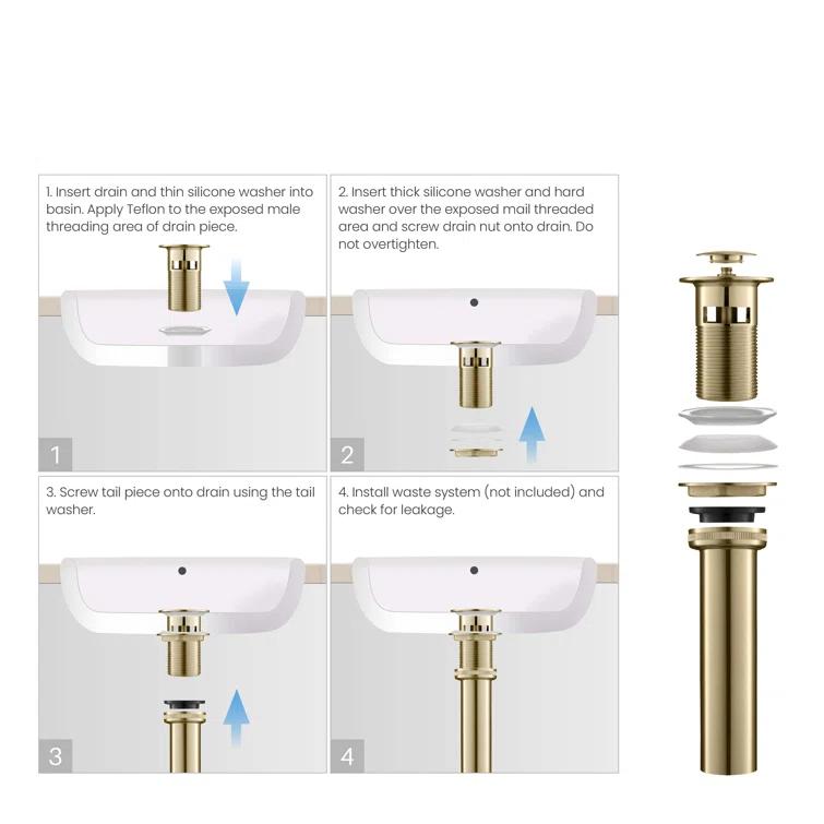 Circular Single-Hole Single-handle Bathroom Faucet