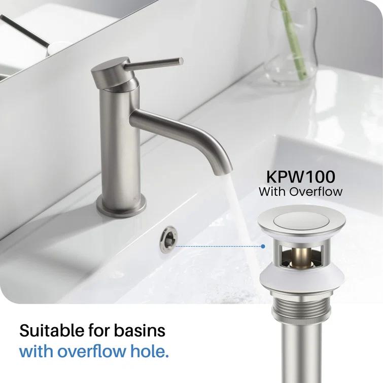 Circular Single-Hole Single-handle Bathroom Faucet