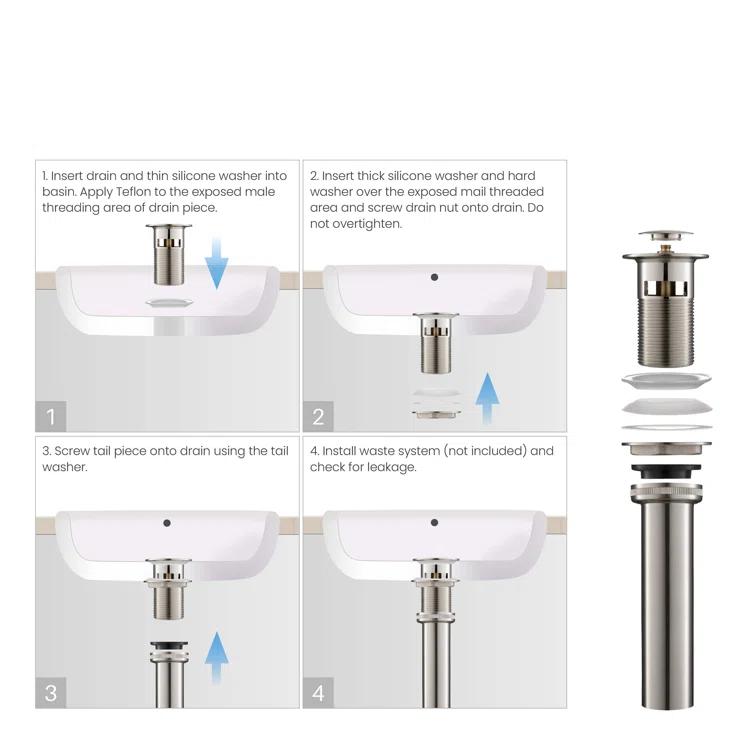 Circular Single-Hole Single-handle Bathroom Faucet