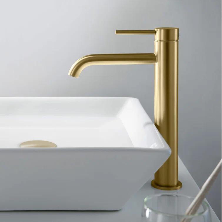 Circular Vessel Sink Faucet Single-handle Bathroom Faucet