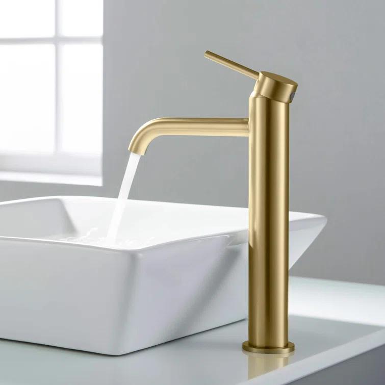 Circular Vessel Sink Faucet Single-handle Bathroom Faucet