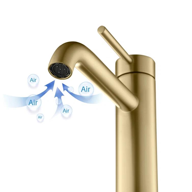 Circular Vessel Sink Faucet Single-handle Bathroom Faucet