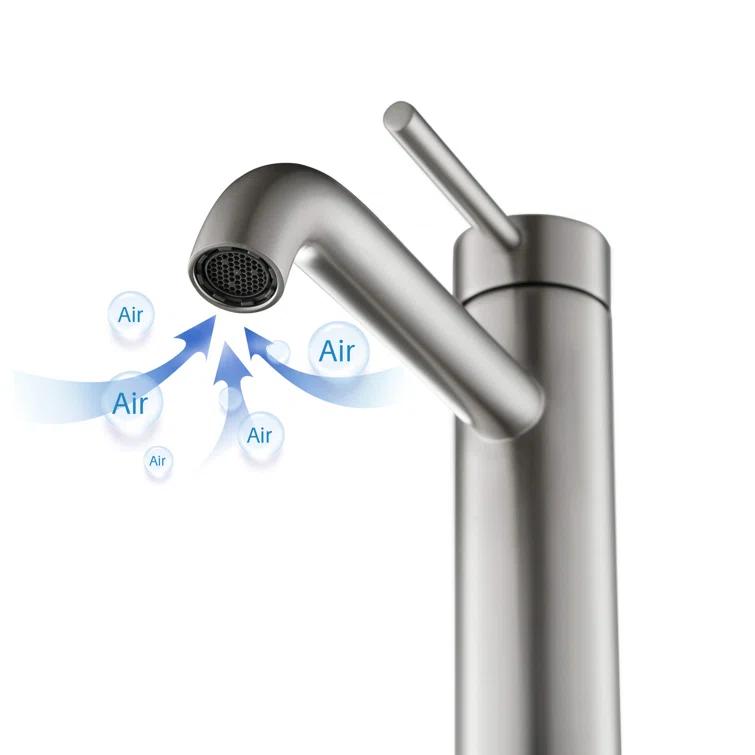 Circular Vessel Sink Faucet Single-handle Bathroom Faucet