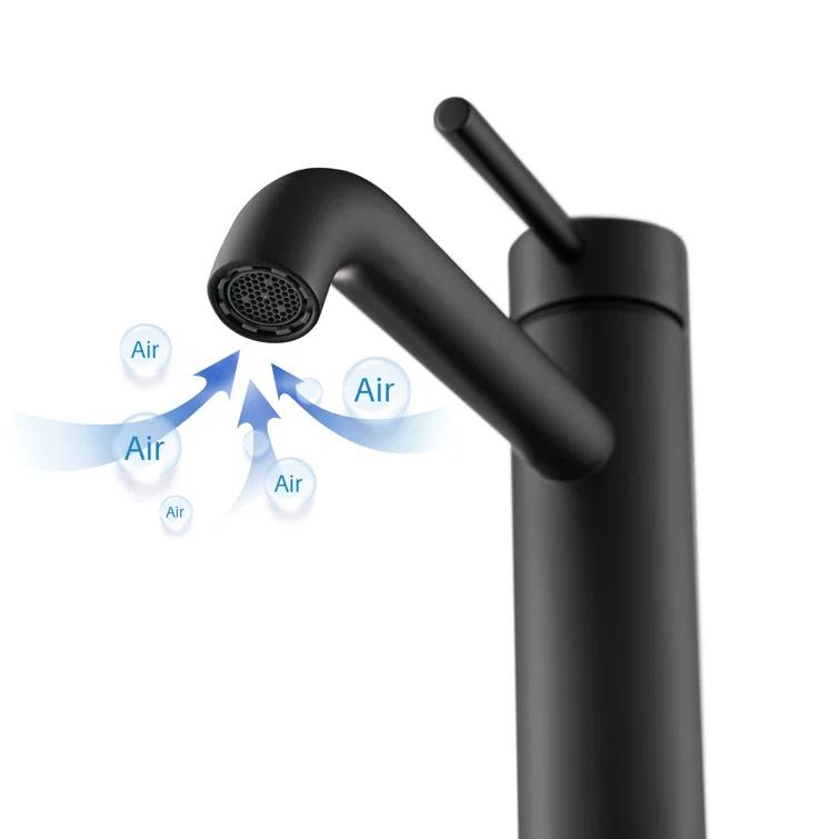 Circular Vessel Sink Faucet Single-handle Bathroom Faucet