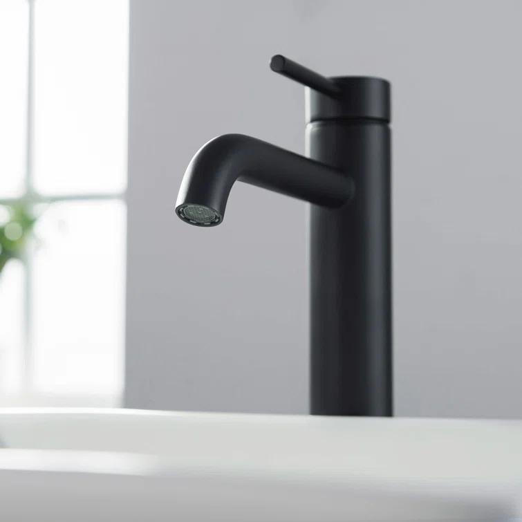 Circular Vessel Sink Faucet Single-handle Bathroom Faucet