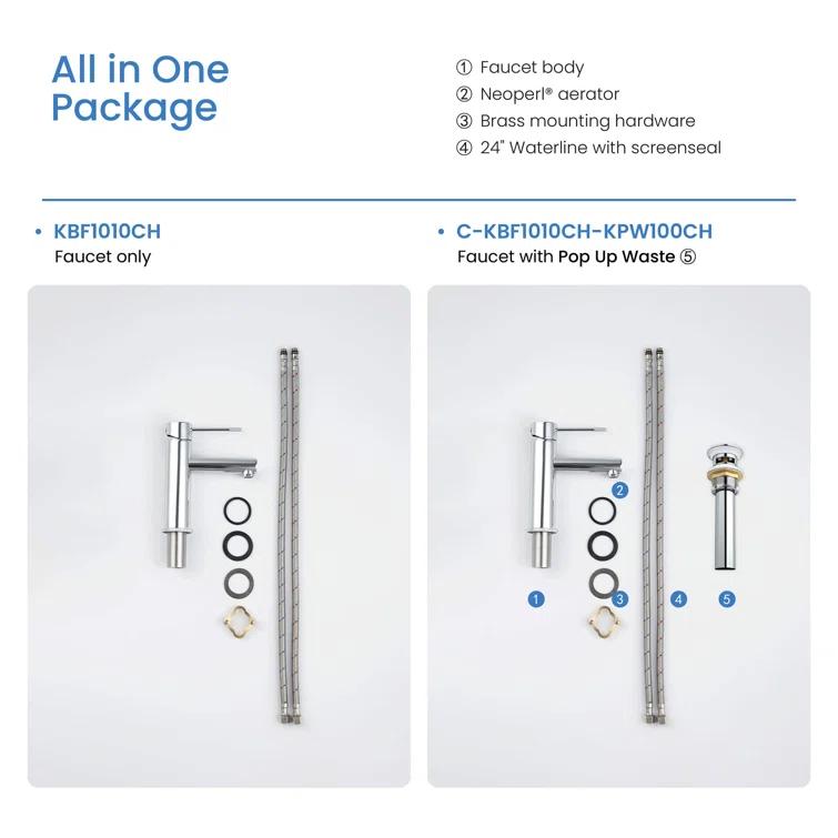 Circular X Single-Hole Single-handle Bathroom Faucet