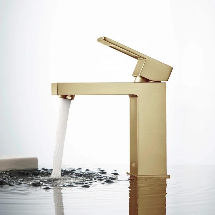 Cube Single-Hole Single-handle Bathroom Faucet