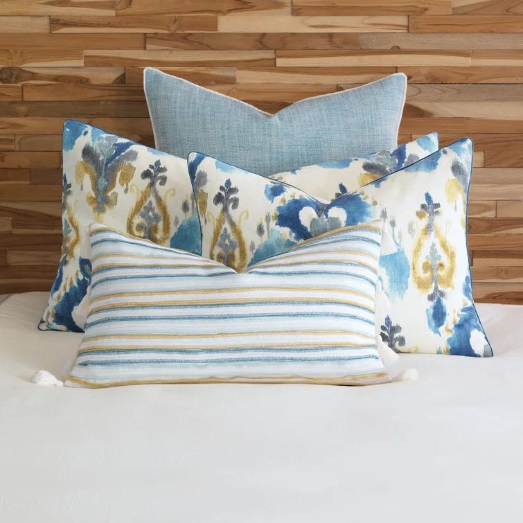 Aoki Modern & Contemporary Linen Damask Duvet Cover Set