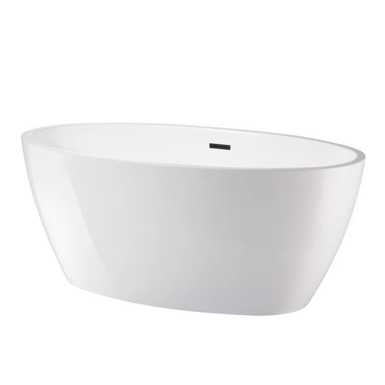 Freestanding Soaking Acrylic Bathtub