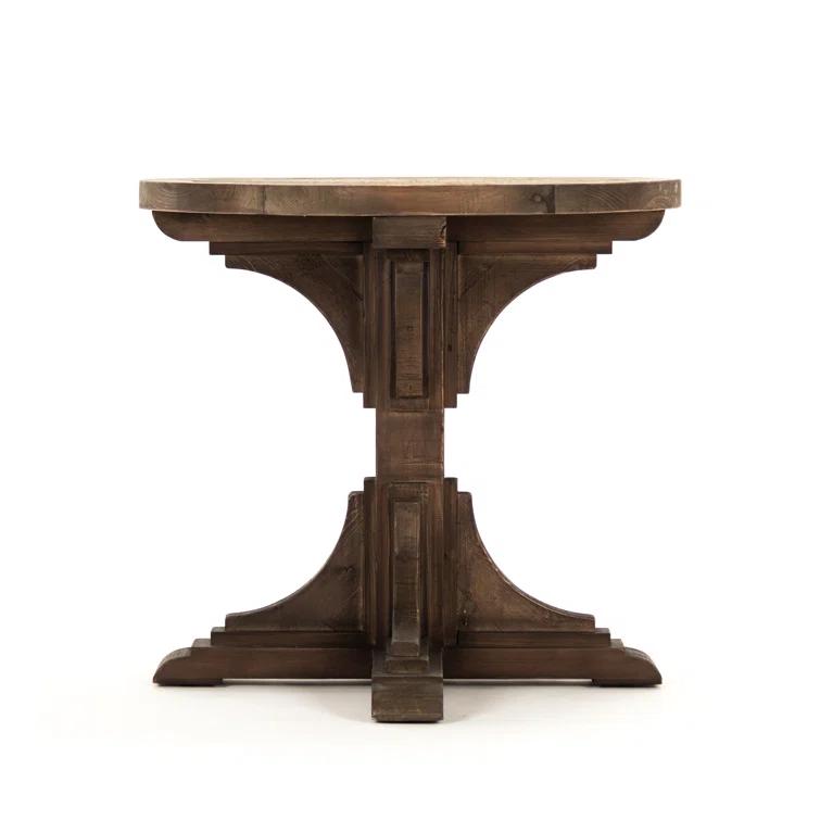 Zentique Leah Solid Wood Top Coffee Table