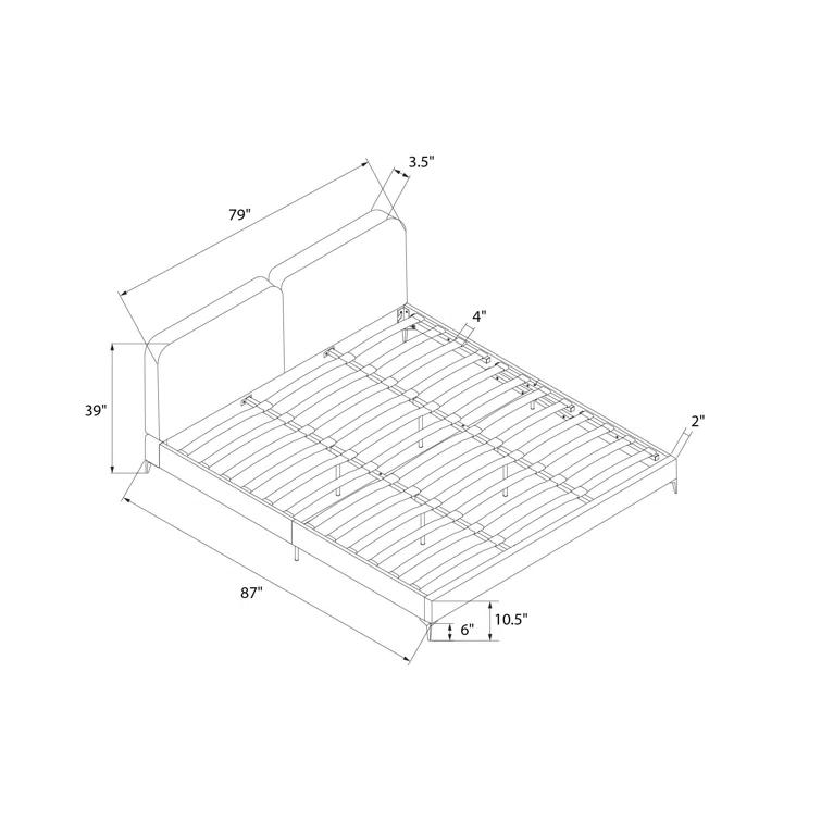 Coco Upholstered Bed