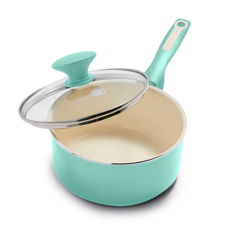 GreenPan GreenPan Rio Healthy Ceramic Nonstick 2 qt. Saucepan with Lid